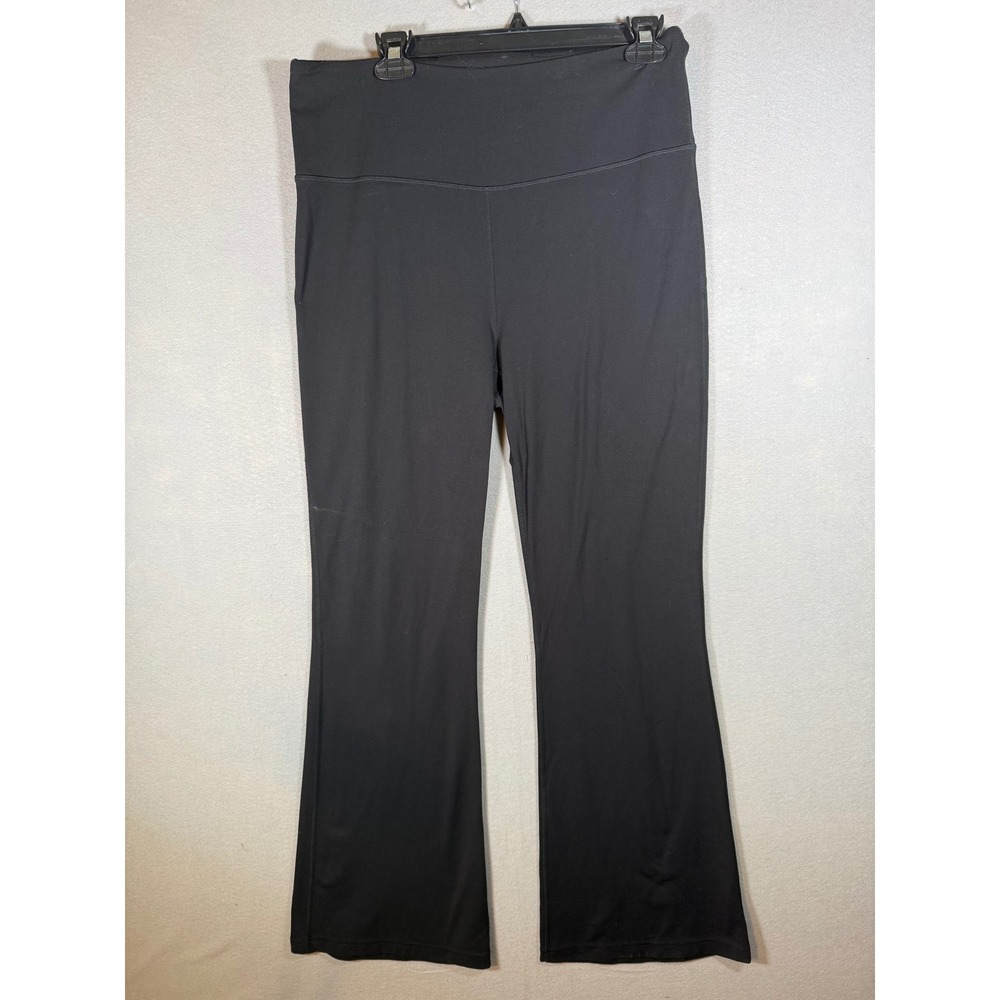 Lululemon Groove Super High-Rise Flared Pant Nulu Black LW5FG2S Size 14